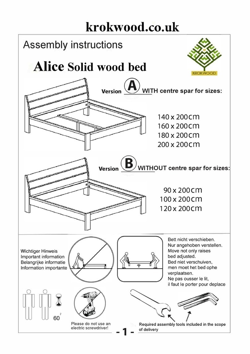 KROKWOOD Alice A Assembly instructions
