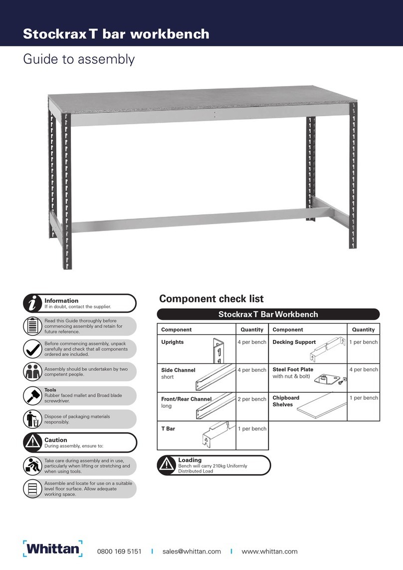 Whittan Stockrax T bar User manual