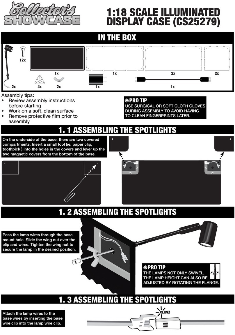 Collectors Showcase CS25279 User manual