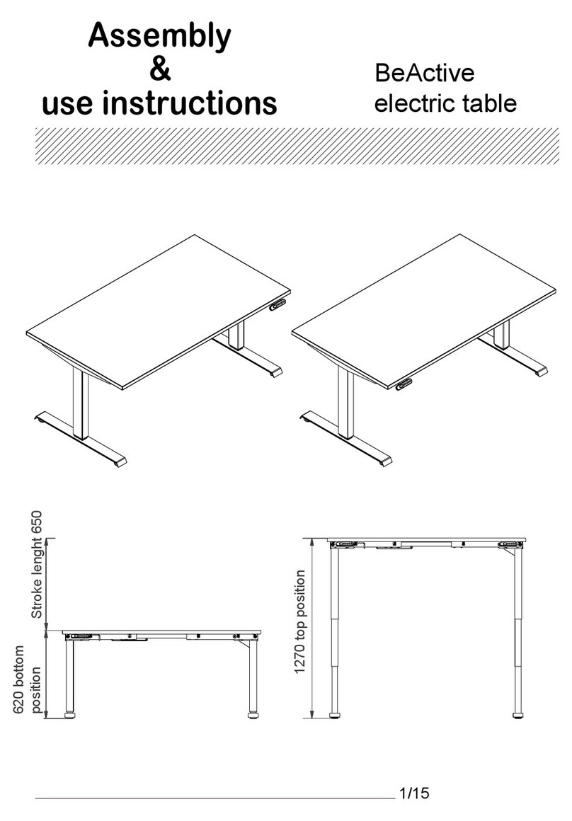 ALLITHATO ASZTAL BeActive Assembly & use instructions ALLITHATO ASZTAL BeActive Assembly & use instructions