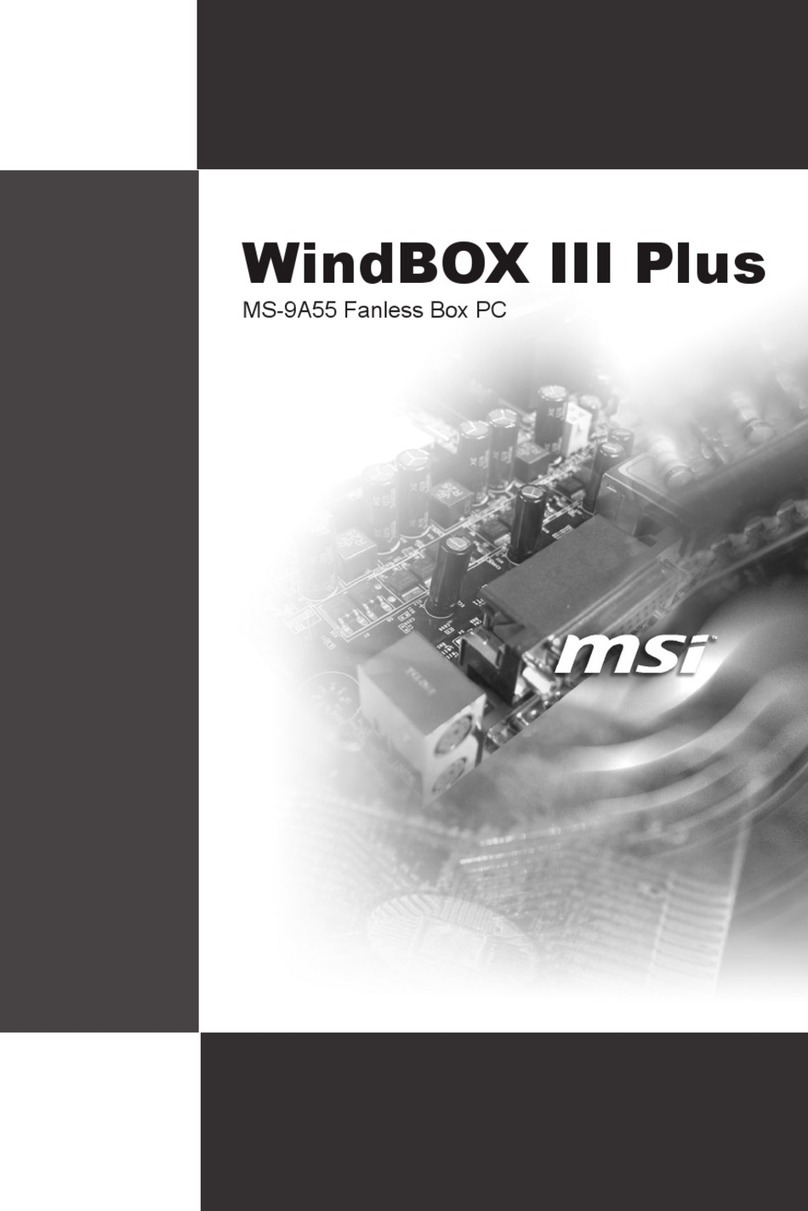 MSI WindBOX III Plus manual