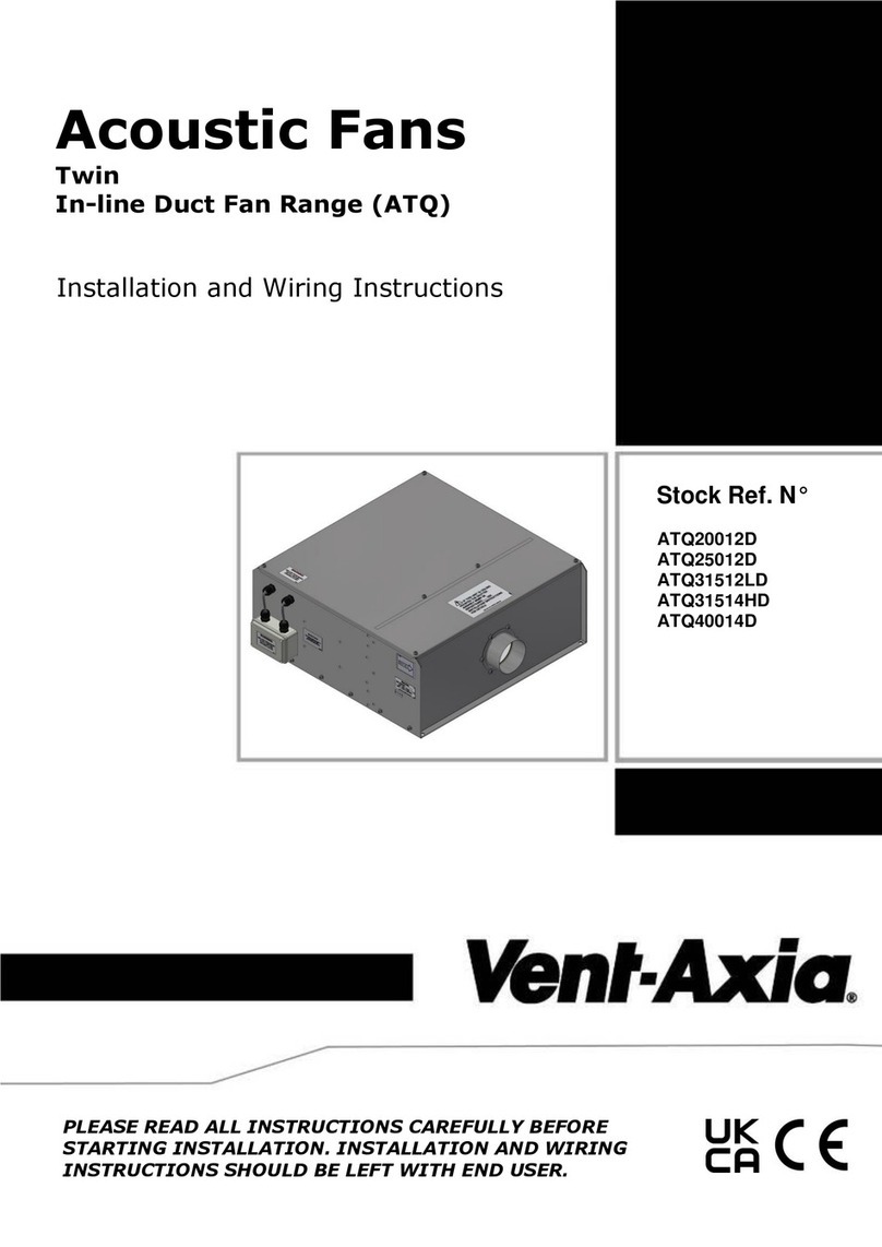 Vent-Axia ATQ20012D Assembly instructions