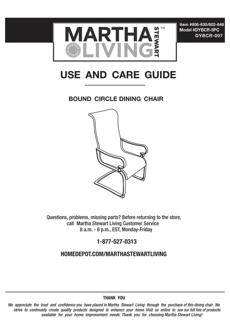 Martha Stewart Living DYBCR-5PC Use and care guide