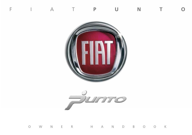 Fiat PUNTO User guide Fiat PUNTO User guide