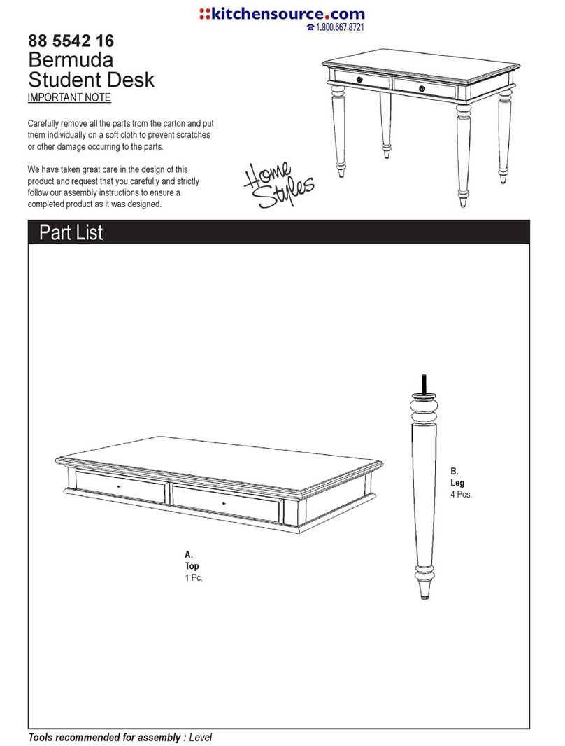 Home Styles Bermuda 88 5542 16 User manual Home Styles Bermuda 88 5542 16 User manual