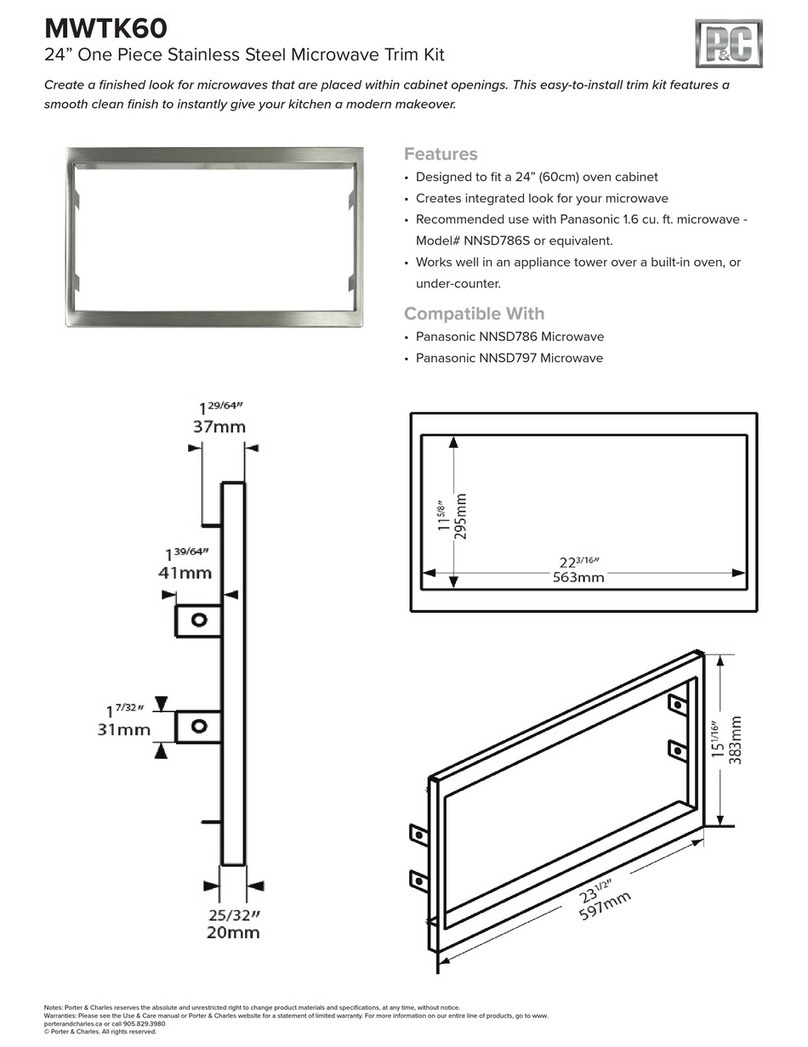 P&C MWTK60 User manual