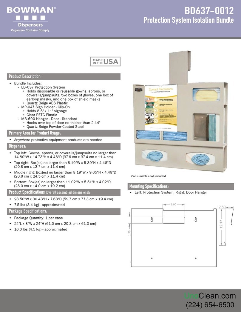 BOWMAN BD637-0012 quick start guide