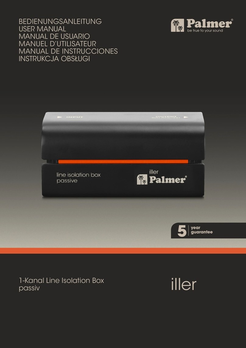 Palmer RIVER Series user manual