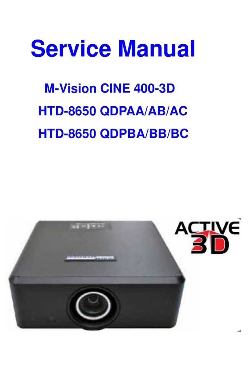Mvision CINE 400-3D Service manual