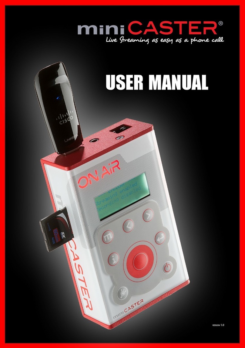 miniCASTER mobile hardware user manual
