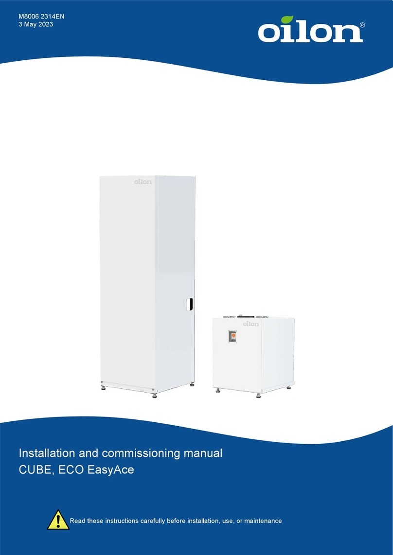 Oilon CUBE EasyAce Installation and commissioning manual