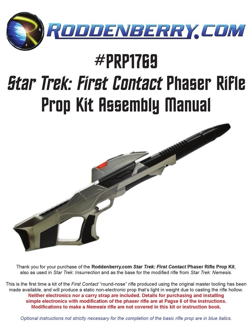 Roddenberry PRP1769 Assembly manual Roddenberry PRP1769 Assembly manual
