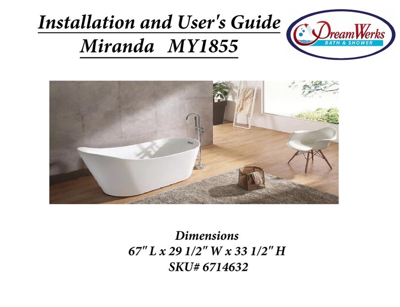 DreamWerks Miranda MY1855 Installation and user guide