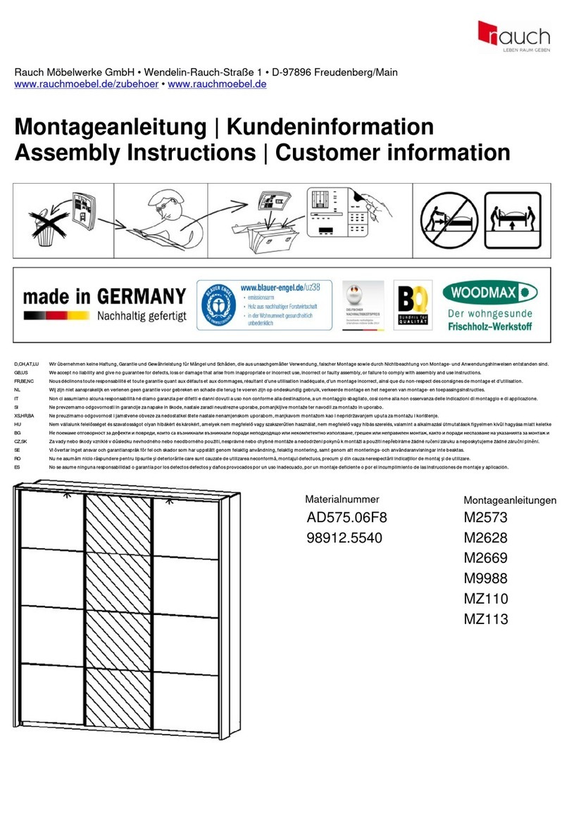 Rauch M2573 Assembly instructions