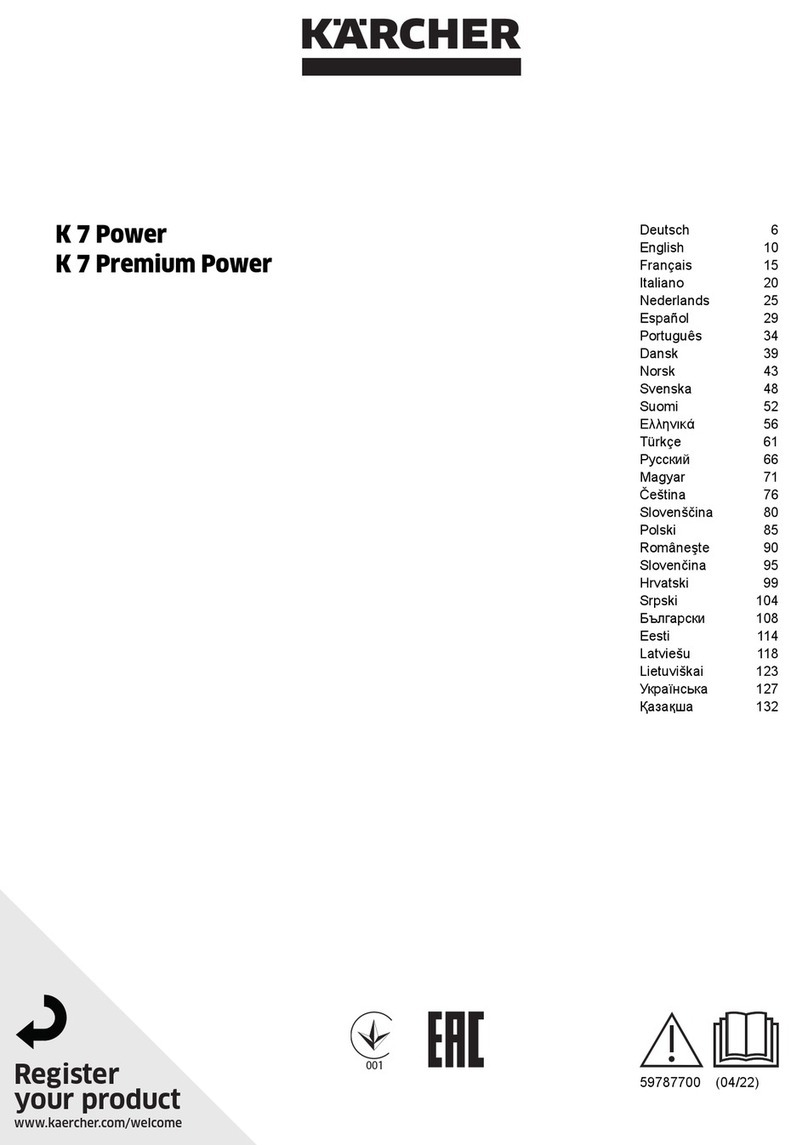 Kärcher K 7 Power User manual