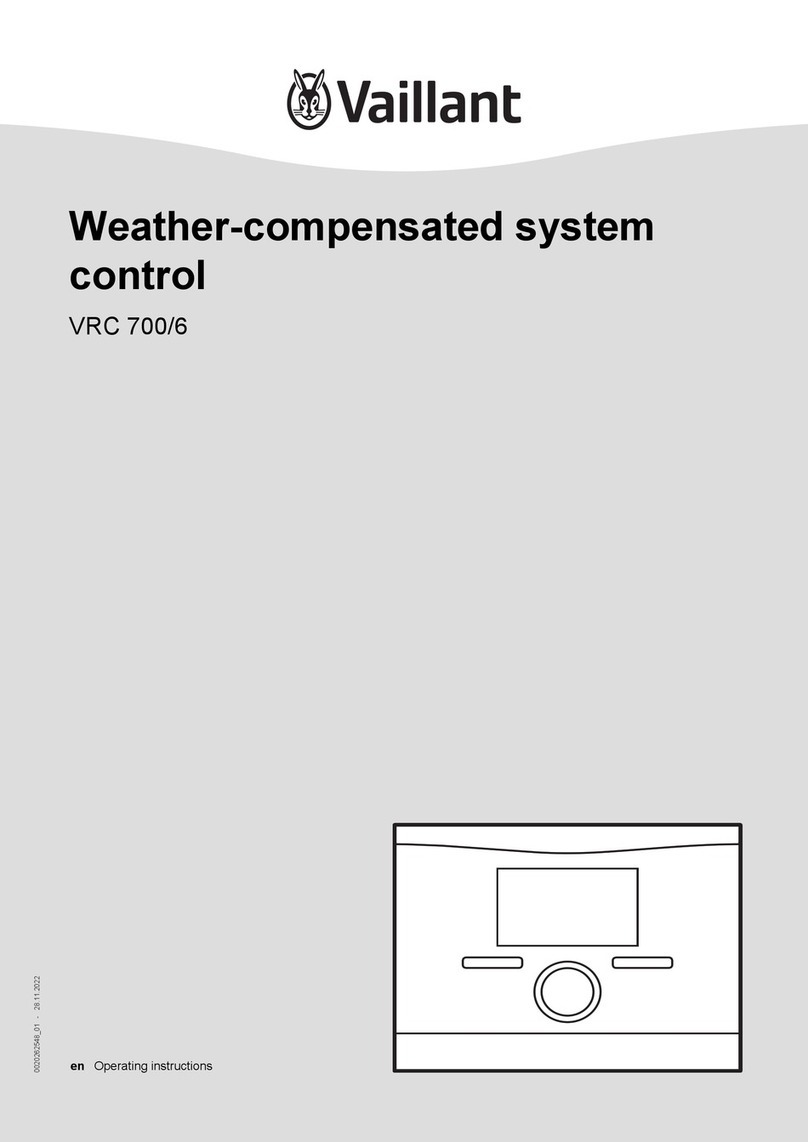 Vaillant VRC 700/6 operating instructions