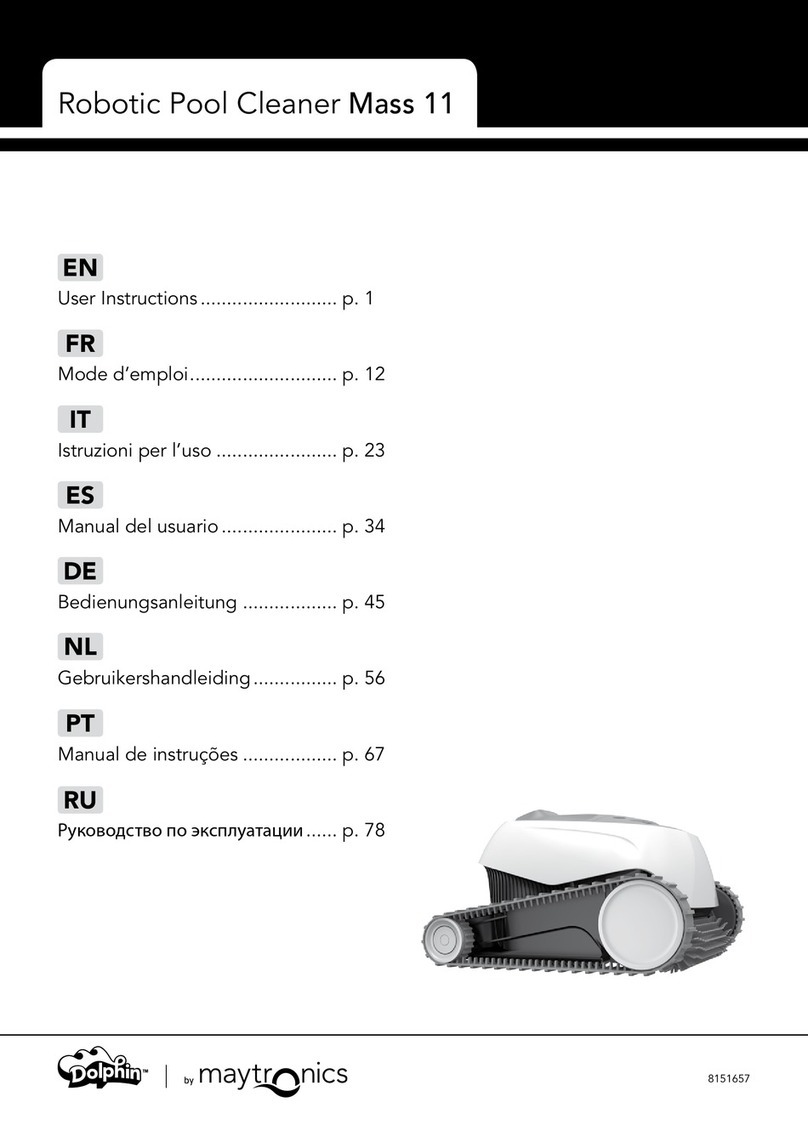 Maytronics Dolphin Mass 11 User instructions