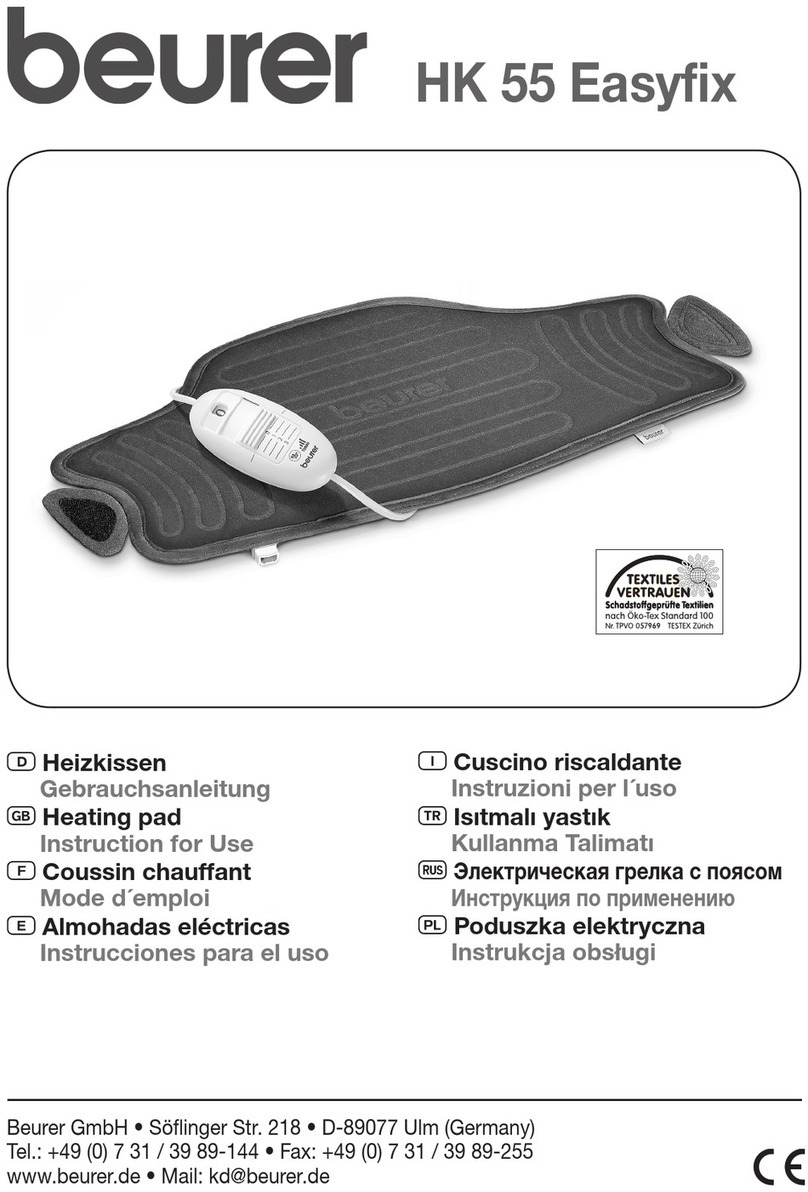 Beurer HK 55 EASYFIX Instructions for use Beurer HK 55 EASYFIX Instructions for use