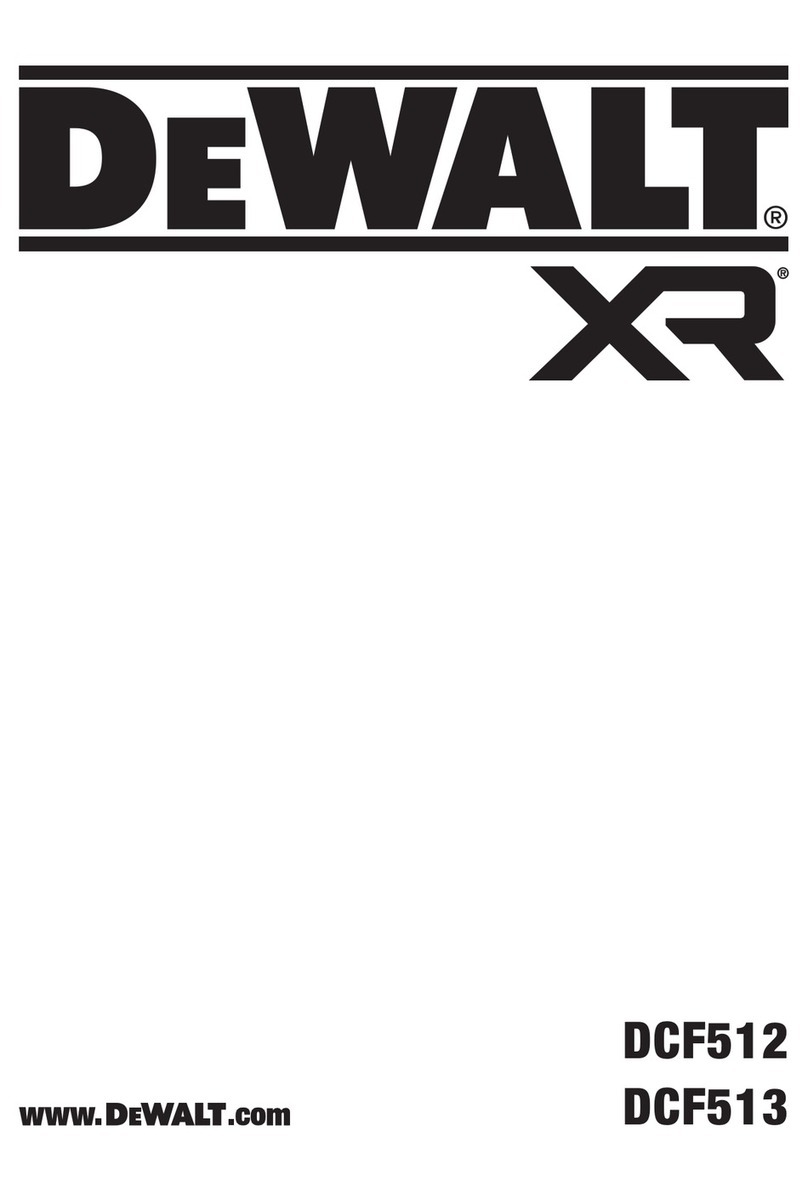 DeWalt XR DCF512 User manual