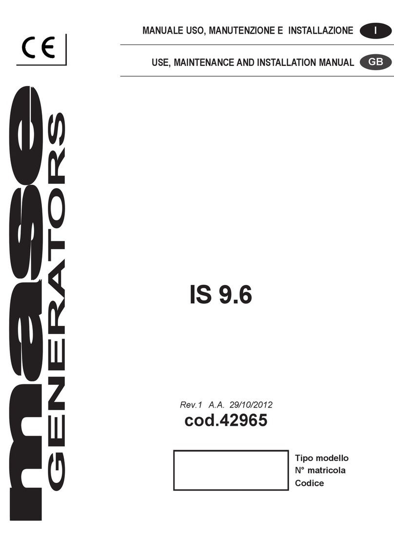 Mase IS 9.6 User manual