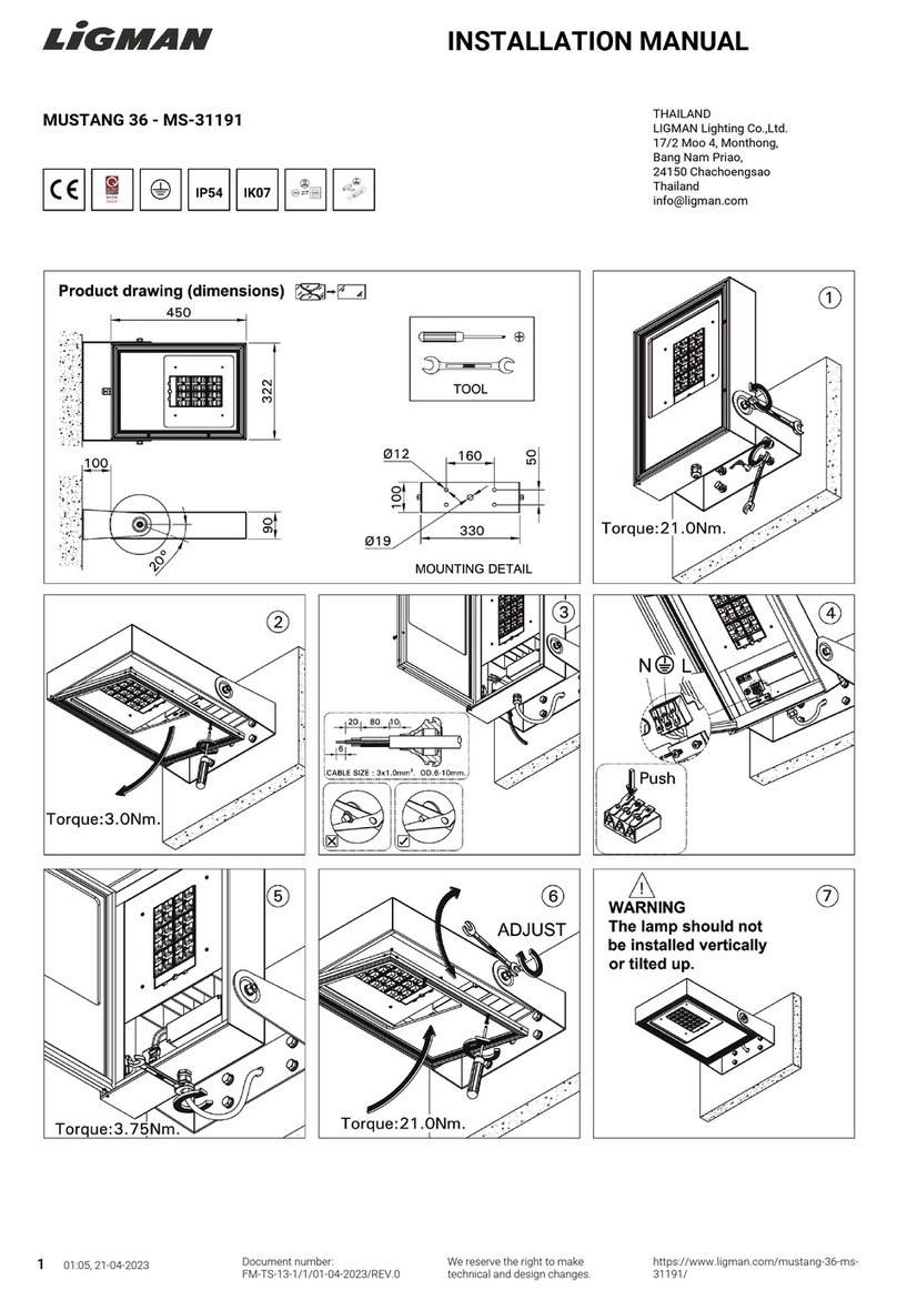 LIGMAN MUSTANG 36 User manual