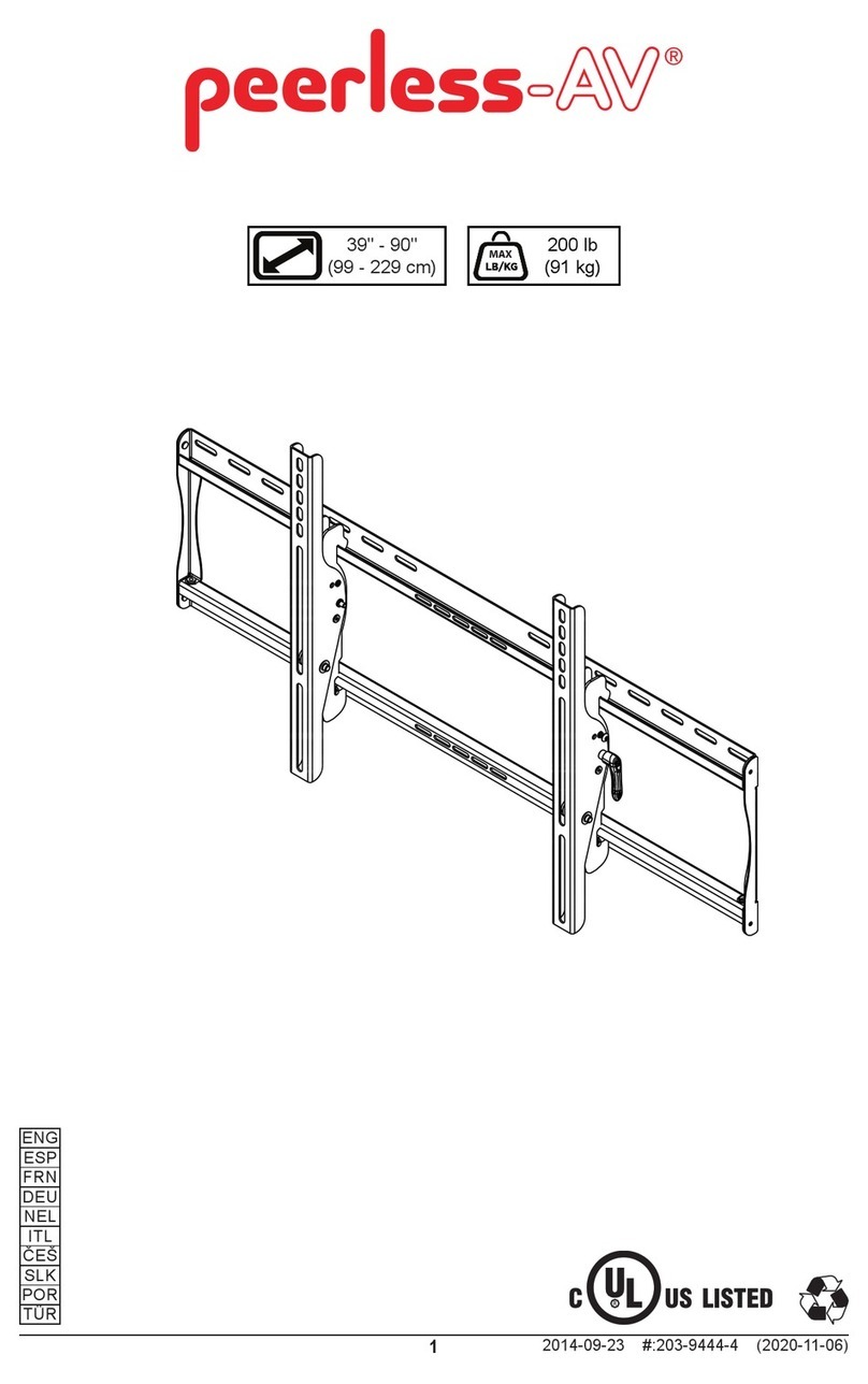 peerless-AV Paramount PT660 User manual