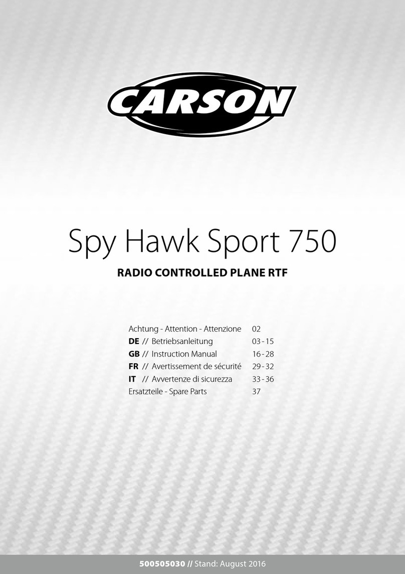Carson Spy Hawk Sport 750 instruction manual