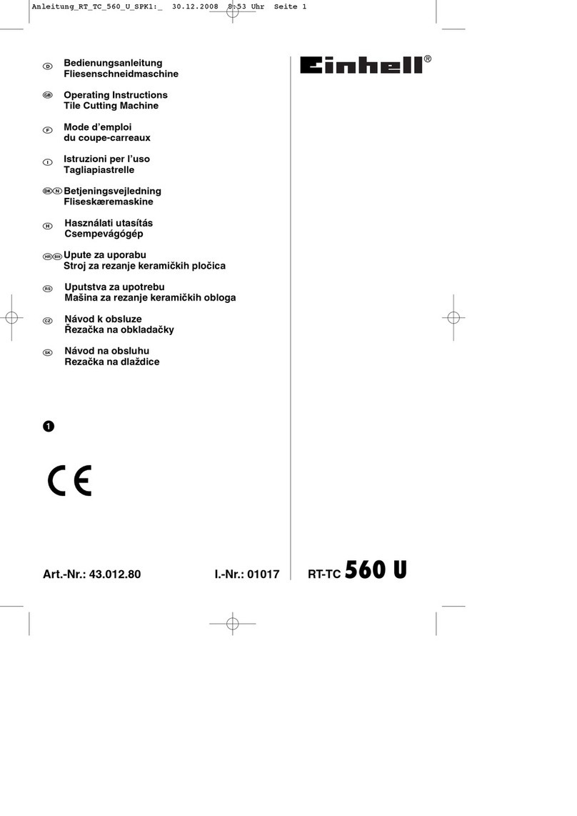 EINHELL RT-TC 560U operating instructions
