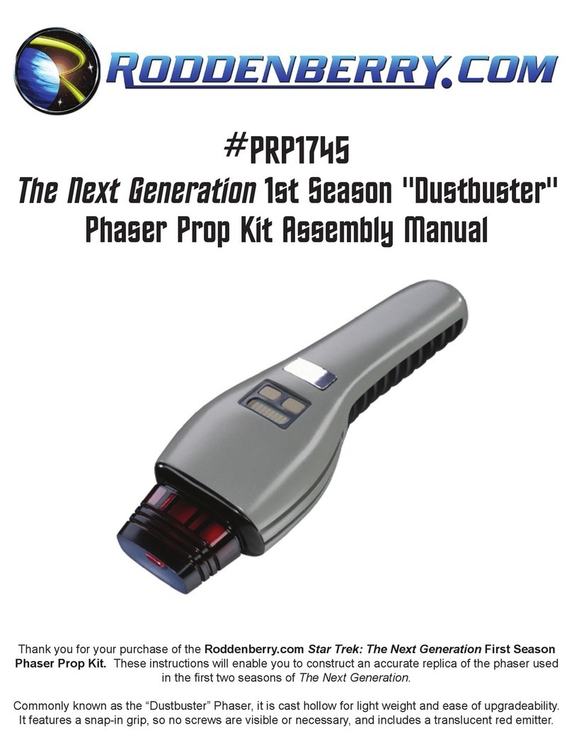 Roddenberry Next Generation 1st Season Dustbuster Assembly manual Roddenberry Next Generation 1st Season Dustbuster Assembly manual