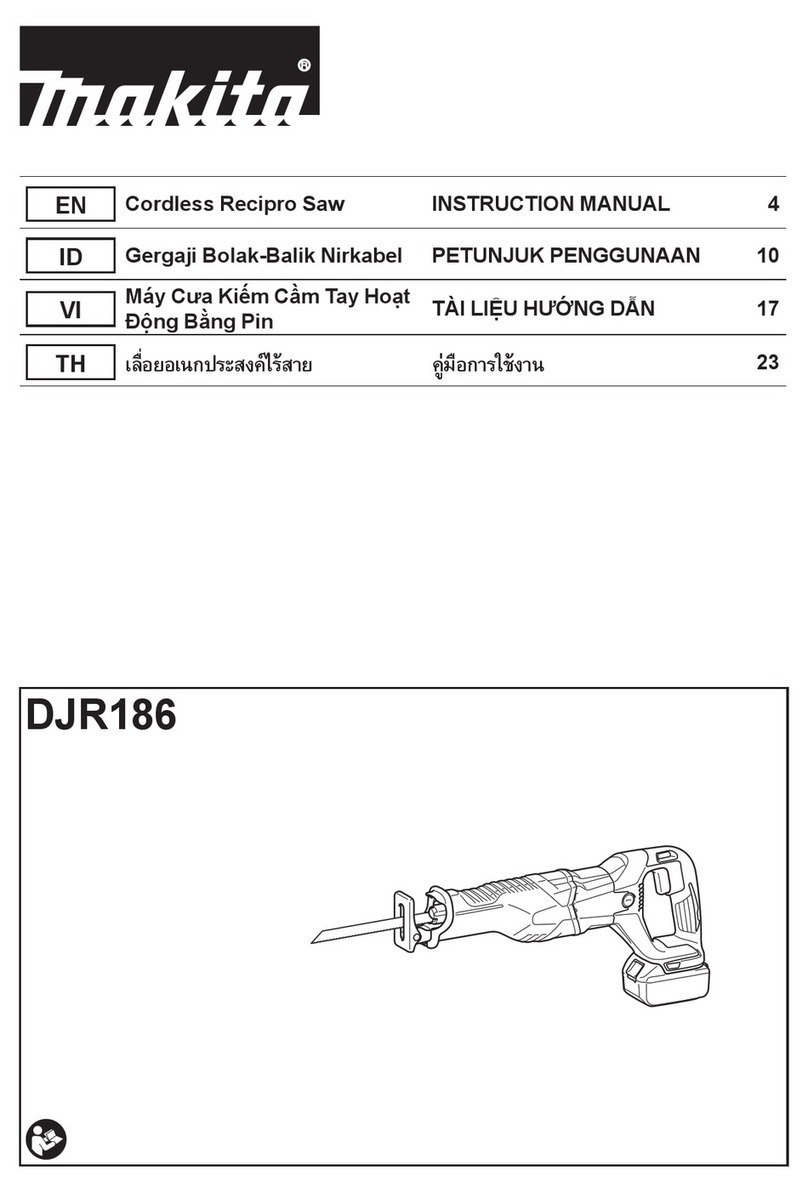 Makita DJR186 User manual