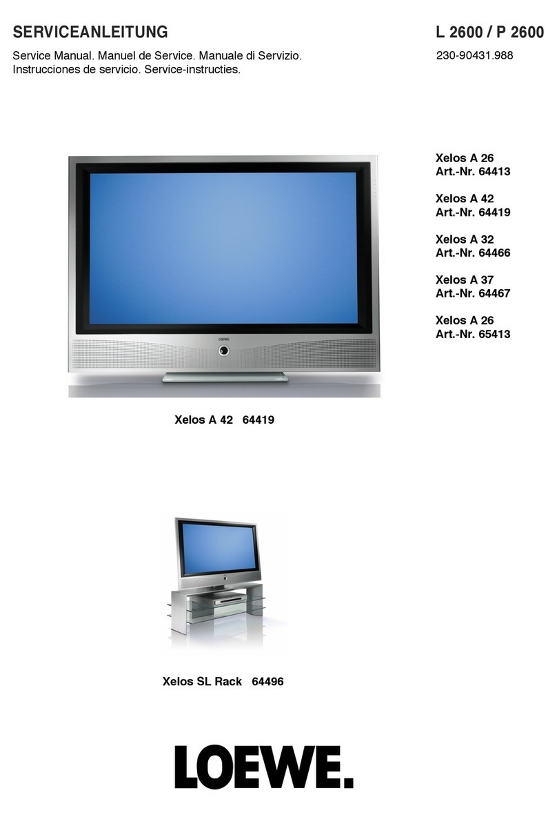 Loewe Xelos A 26 User manual
