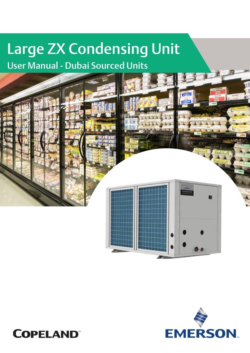 Emerson Copeland Large ZXD120BE-TFM user manual