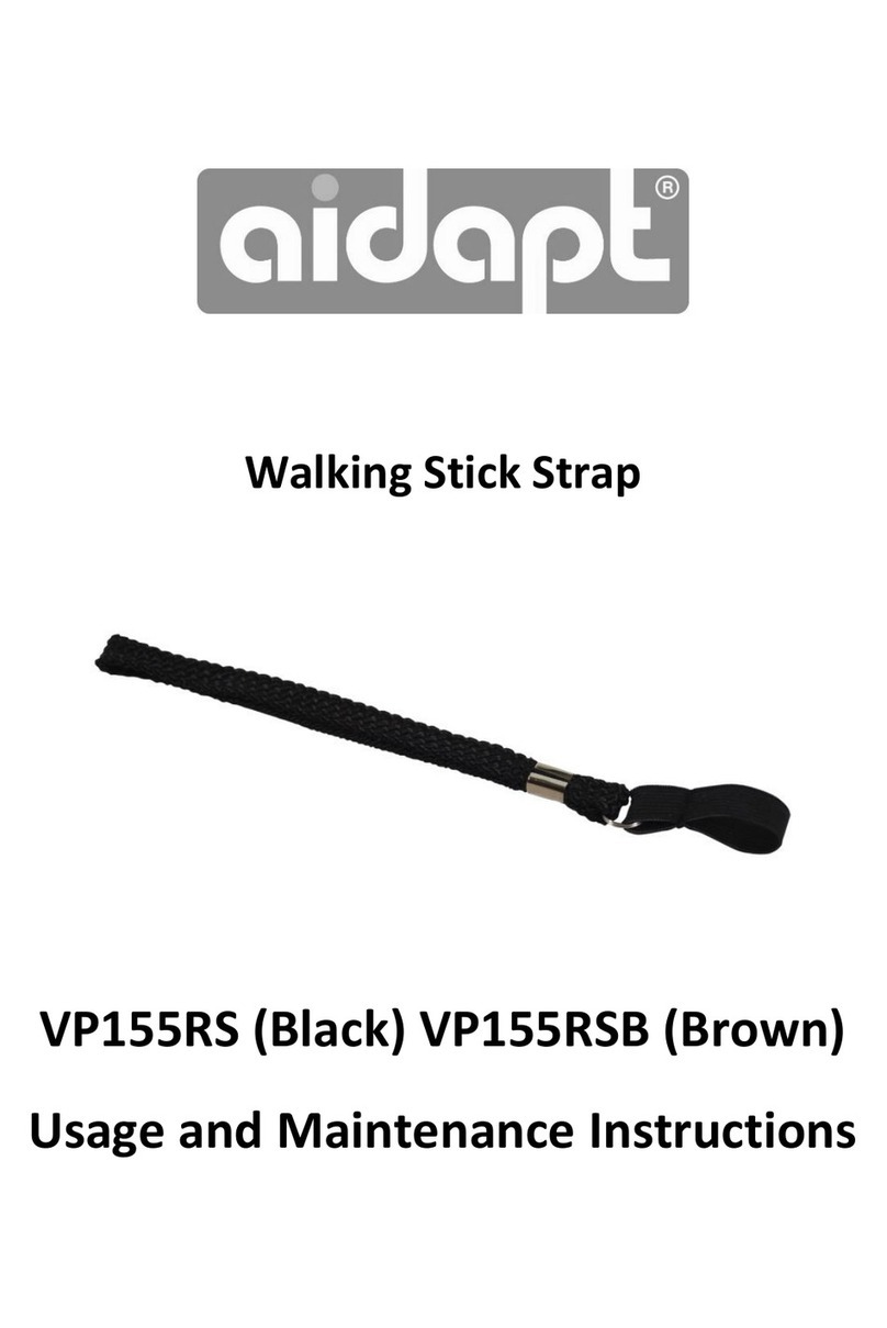 aidapt VP155RS Usage and maintenance instructions