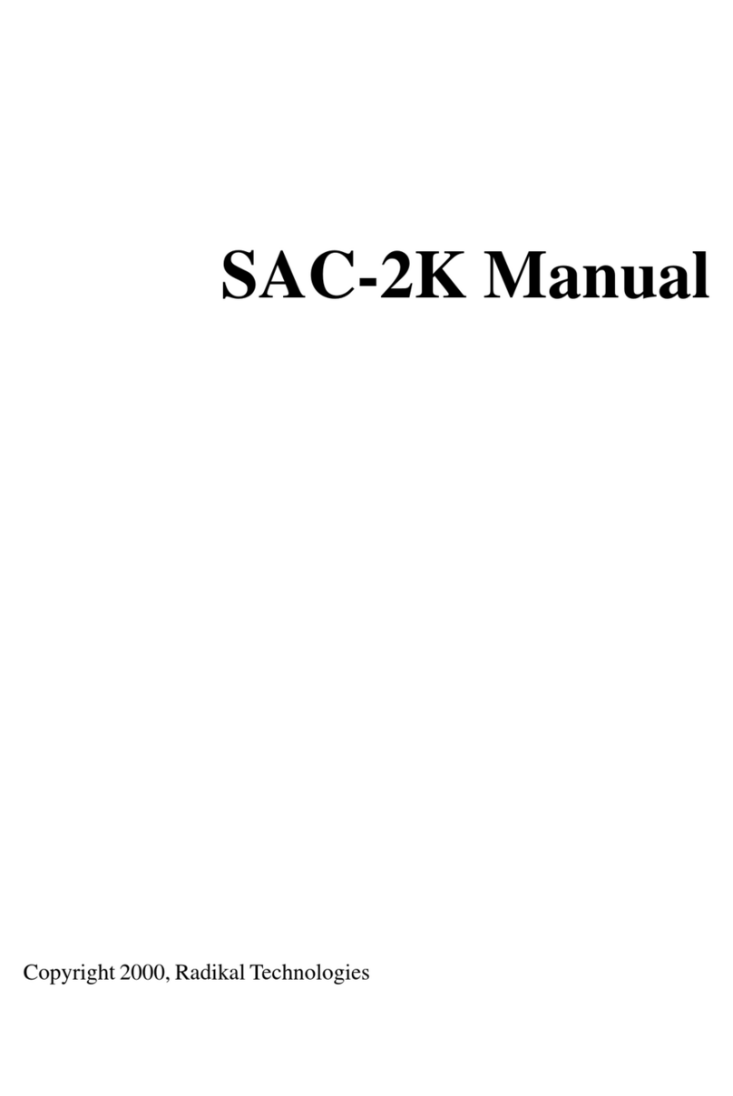 RADIKAL TECHNOLOGIES SAC-2K manual RADIKAL TECHNOLOGIES SAC-2K manual