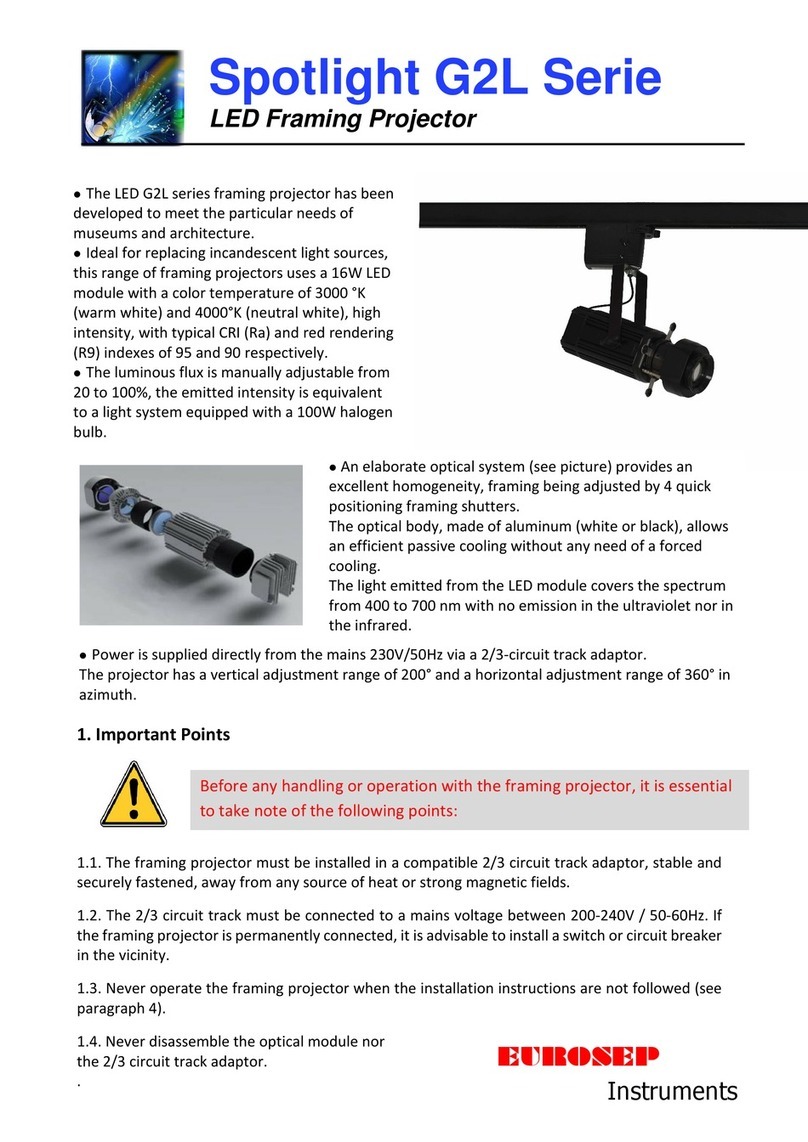 Eurosep Instruments G2L Series User manual