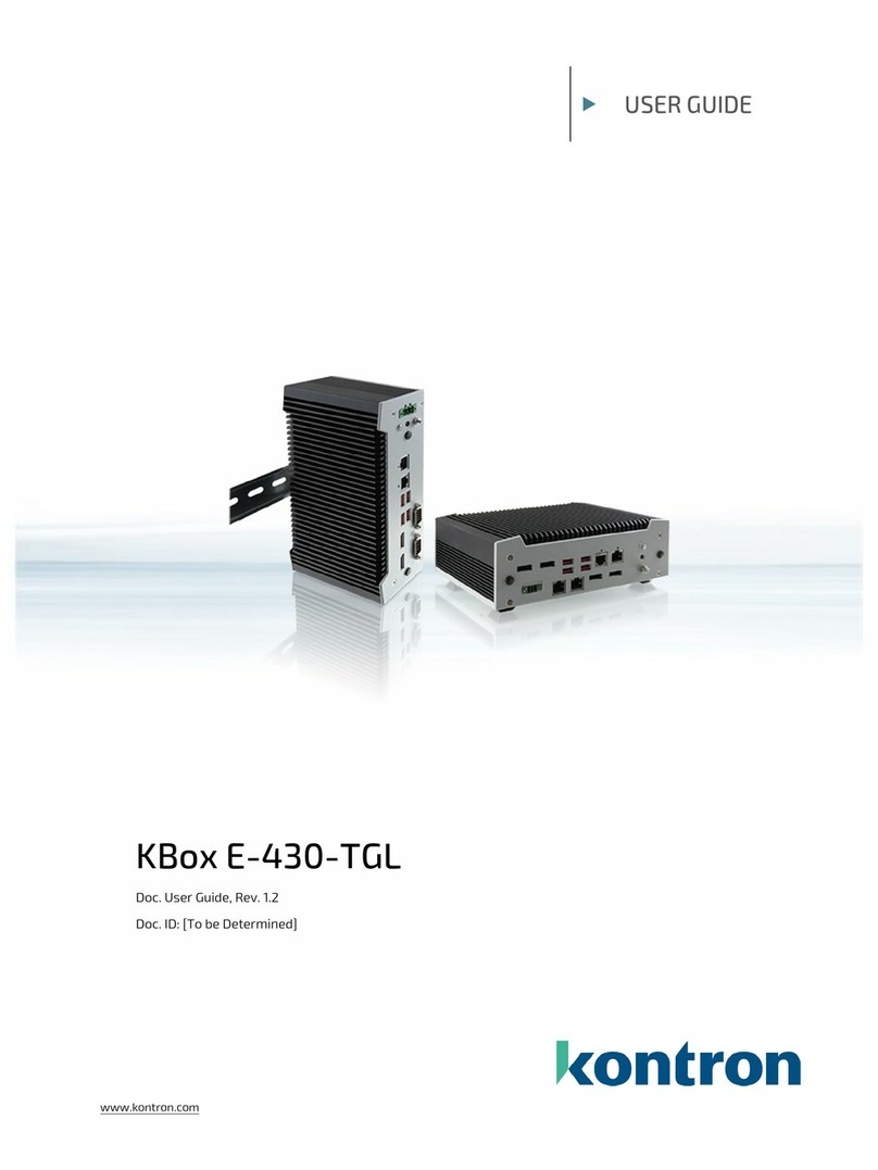 Kontron KBox E-430-TGL user guide