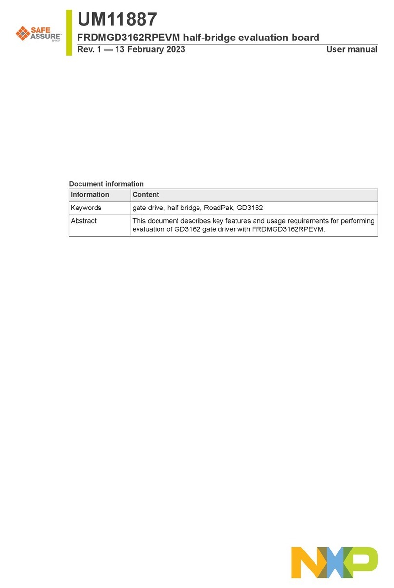 NXP Semiconductors FRDMGD3162RPEVM user manual