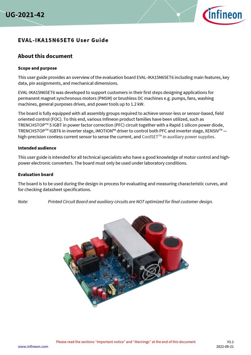 Infineon EVAL-IKA15N65ET6 User manual