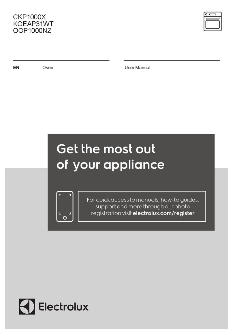 Electrolux CKP1000X user manual