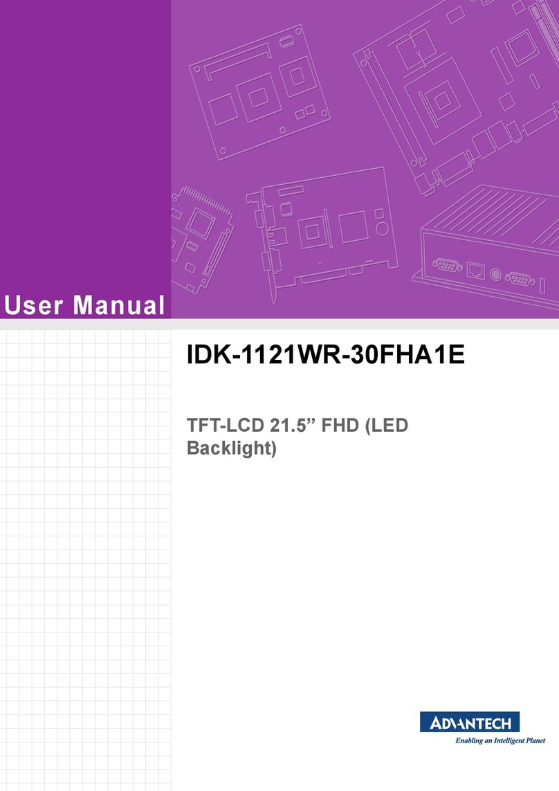 Advantech IDK-1121WR-30FHA1E User manual