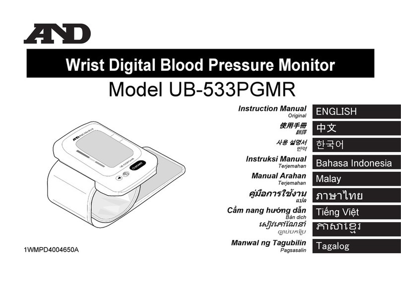AND UB-533PGMR User manual