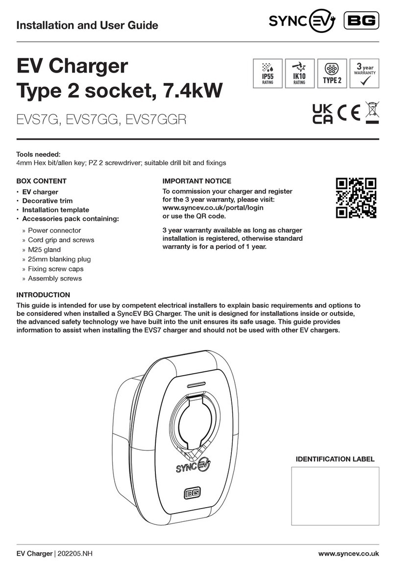 SyncEV BG EVS7G Installation and user guide SyncEV BG EVS7G Installation and user guide