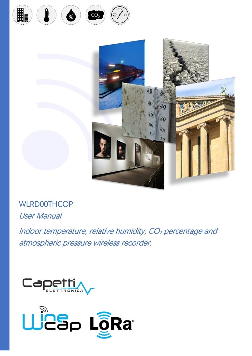 Capetti Elettronica WineCap WLRD00THCOP user manual