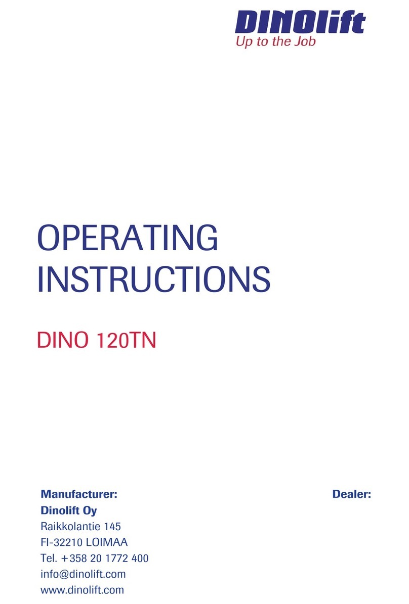 Dino lift DINO 120TN operating instructions