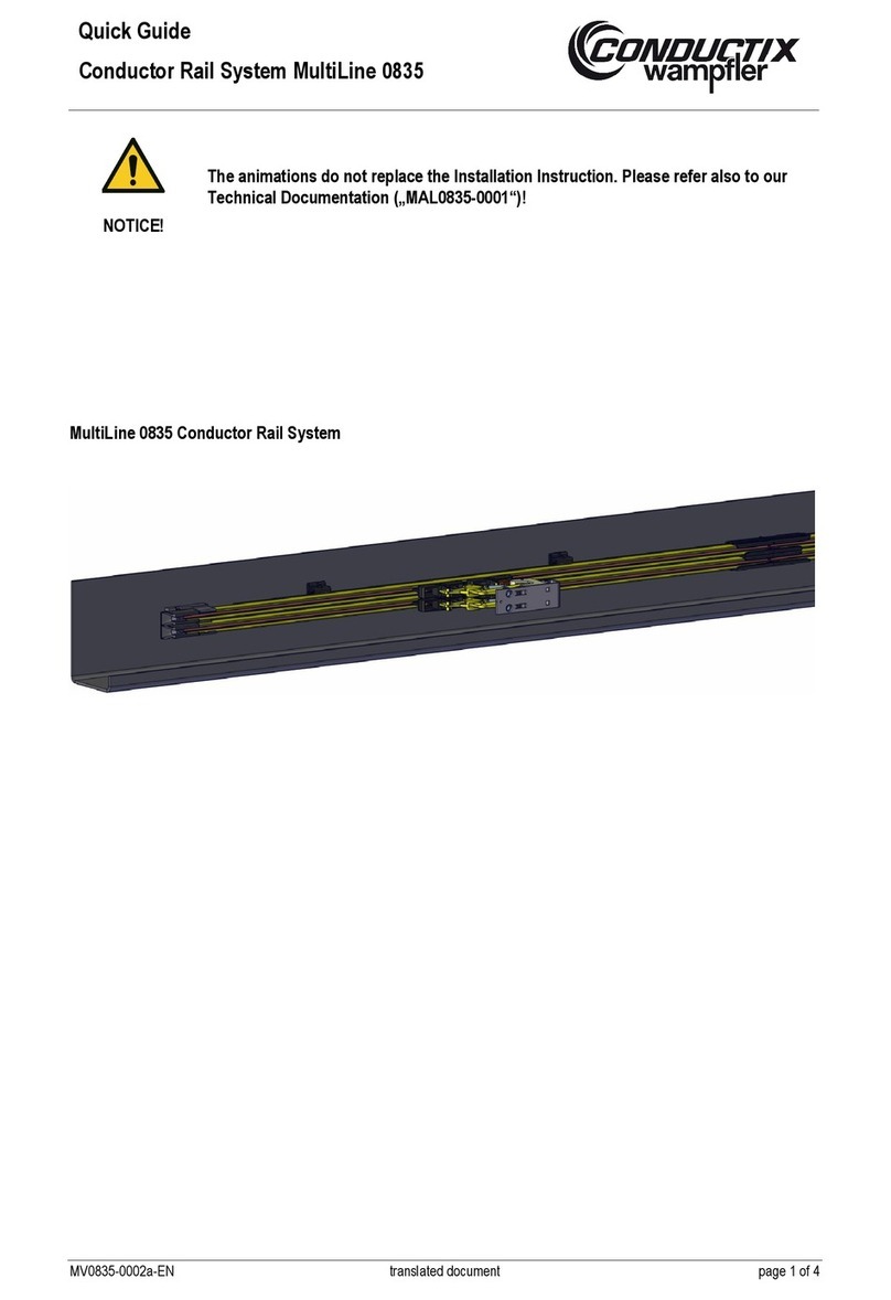 Conductix-Wampfler MultiLine 0835 quick guide
