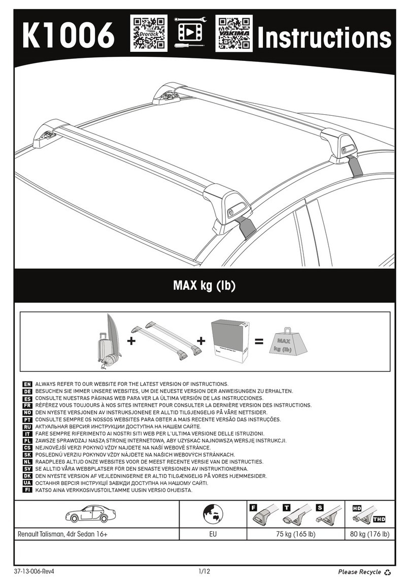 Yakima K1006 User manual