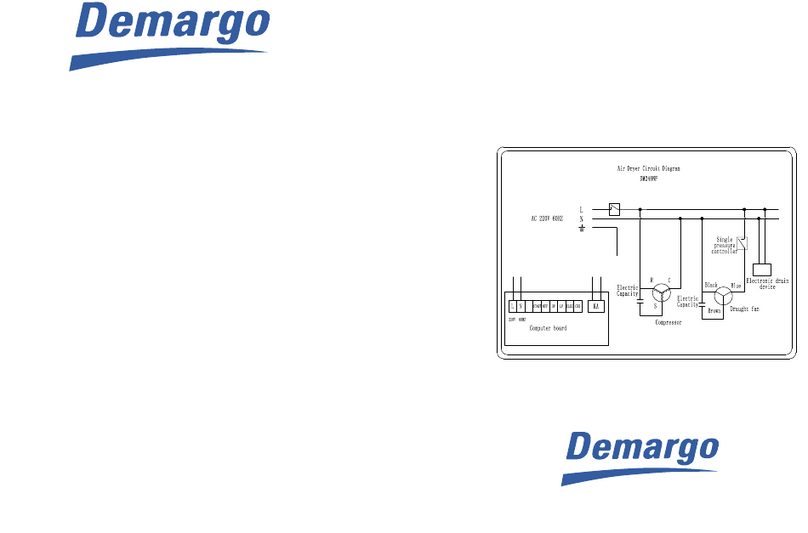 Demargo DM240NF Instructions for installation and operation