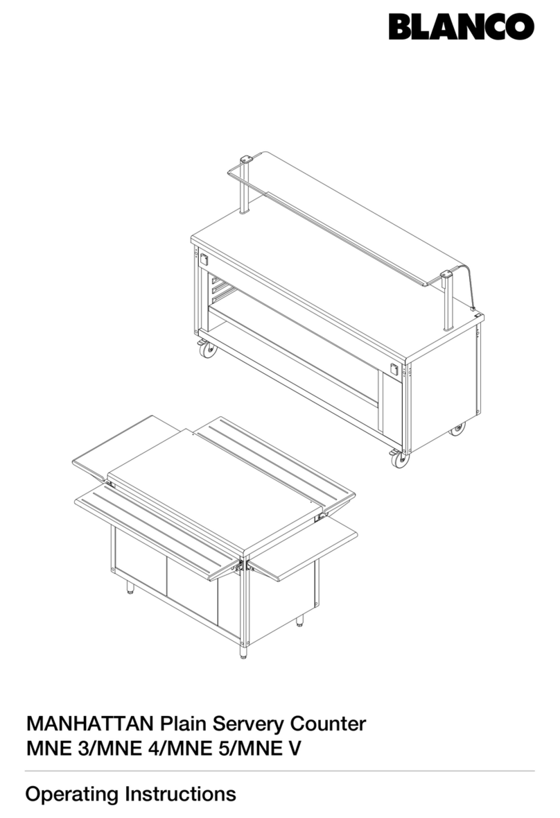 Blanco MANHATTAN MNE 3 User manual