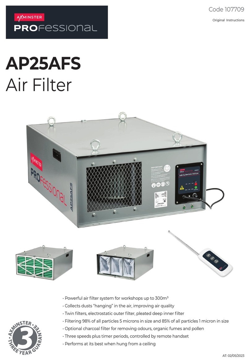 Axminster PROFESSIONAL AP25AFS instructions Axminster PROFESSIONAL AP25AFS instructions