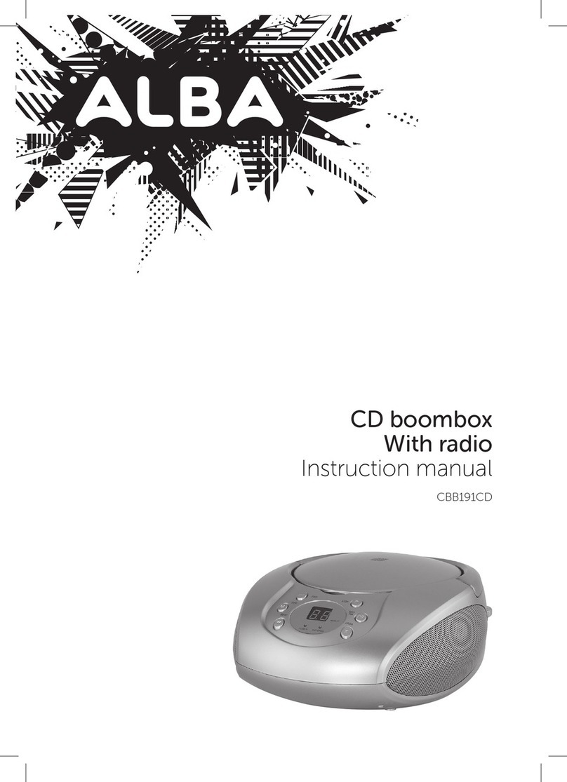 Alba CBB191CD User manual
